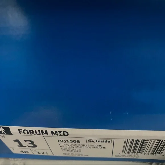 Adidas Forum Mid Clay/Dark Gray/Sesame Unisex Shoes Sneakers Men Sz - Picture 11 of 13